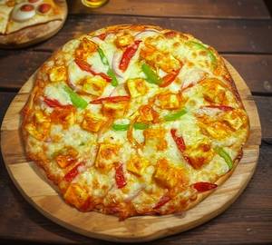 Paneer Makhani Pizza [ 6 Inches 4 Slices ]