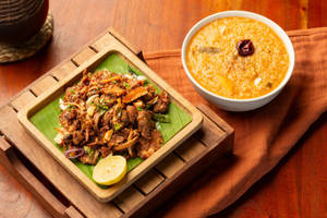 Rasam Rice With Idi Kozhi Varuval