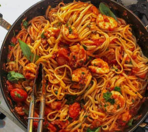 Prawns Schezwan Noodles