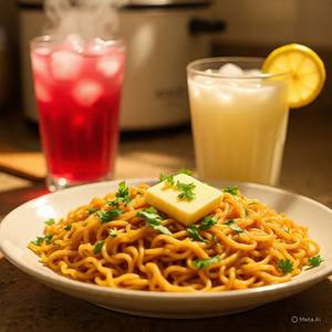 Butter Maggie with Cold Drink.