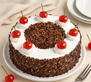 Eggless Black Forest Cake 