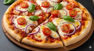 Onion Tomato Pizza