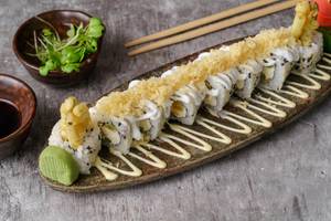 Asparagus Tempura And Cream Cheese Roll