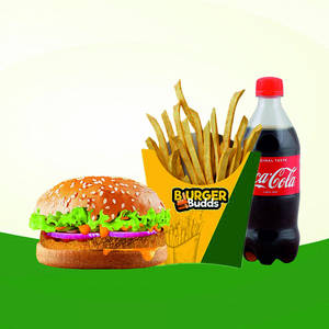 Chatpata Makhani Burger + Fries + Coke