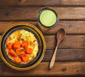 Hyderabadi Paneer 65 Biryani 