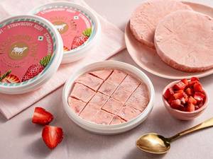Strawberry Kulfi (100 gms)