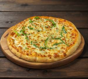 Cheese capsicum pizza