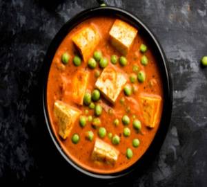 Jain Muter Paneer Sabji