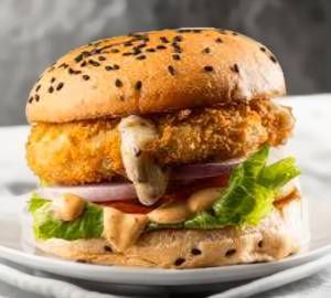 Molten cheese chicken Burger