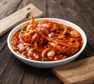 Chilli Gravy (Med Spicy) Chicken Momo