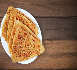 Triangle plain paratha