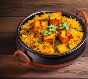 Paneer tikka biryani