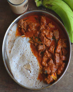 Kallappam - Nadan Beef Curry