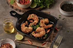 Salt and Pepper Fried Prawns