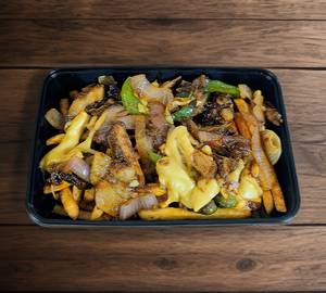 Roasted Pork & Cheese Loaded Fries