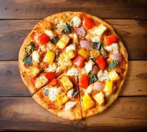 Peri peri paneer pizza