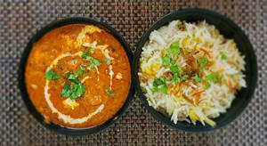 Chicken Tikka Masala With Rice Combo