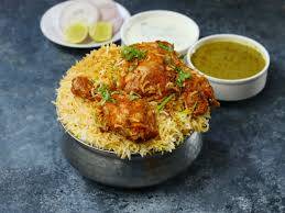 Chicken handi biryani