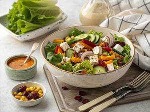 Roasted Cottage Cheese Salad