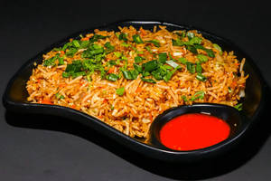 Chicken Fried Rice In Chicken Garlic Sauce