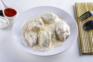 Chicken Cheesy Peshawari Momos [6 Pieces]