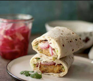 Aloo Tikki Wrap