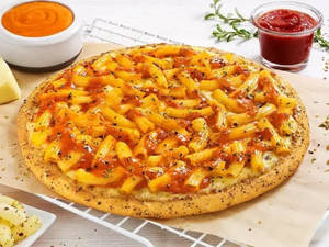 Moroccan Spicy Pasta Pizza Veg