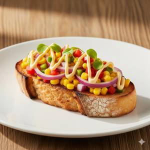 Corn Bruschetta 