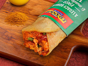 Double Paneer Tikka Frankie Roll