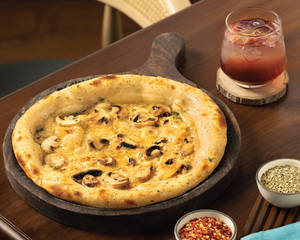 Truffle Mushroom And Parm Pizza