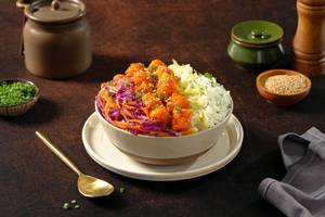 Korean Fried Potato Rice Bowl