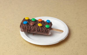 Nutella And Gems Gelato Stick