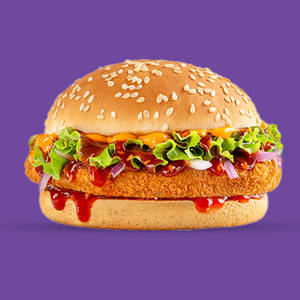 Korean Chicken Burger shot