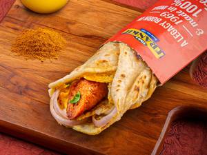 Mutton Seekh Kebab Frankie Roll (with Egg)