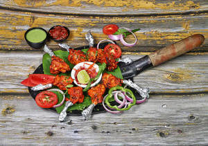 Chicken Tandoori Lollipop