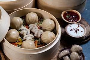 Mushroom Momos(6pcs)