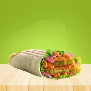 Aloo Tikki Wrap