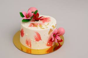 Flower Cake Vanila With Blackcurrent Flavour [450 G]