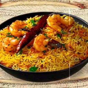 Donne Pepper Prawns Biryani