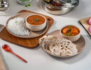 Butter Dal Makhani Light Meal + Aloo Matar Masa...