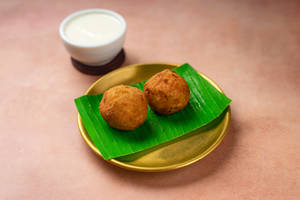 Sweet Kachori (upvas) (2 Pcs) With Sweet Dahi