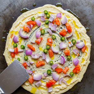 Veg Onion Tomato Uttapam