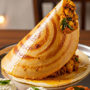 Ghee Roast Masala Dosa