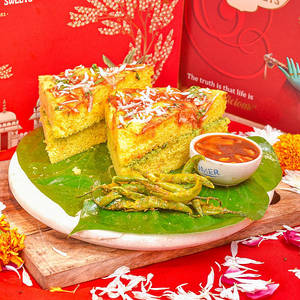Sandwich Dhokla Plate [2 Pcs]