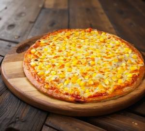 Corn cheese pizza