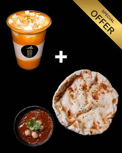 Amritsary Mezze Bread Moh Pindi Chhole , Khoya Punjabi Lassi