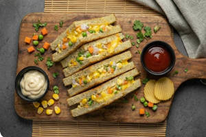 Corn and cheese grilled