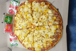 Sweet corn pizza