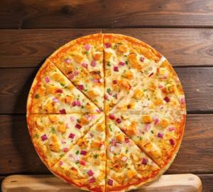 Tandoori paneer pizza