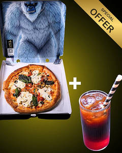 Kailash Special Pizza , Cold Brew With Grappo Wine
